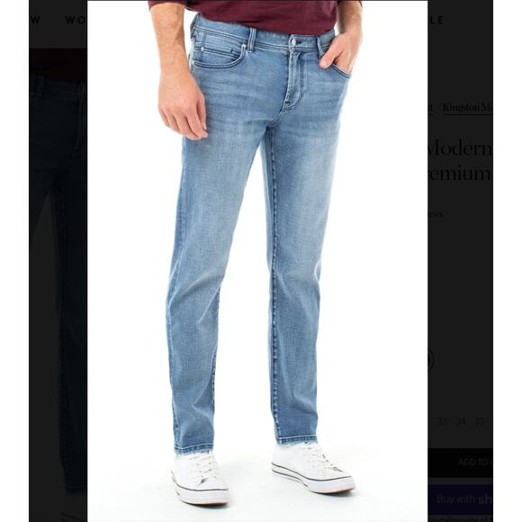 Liverpool Los Angeles Pembroke Kingston Modern Straight Jeans Size 32x30 - Picture 1 of 13